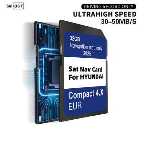 2025 Multimedia Compact 4.X For Hyundai H350 I40 &ndash; EU Map