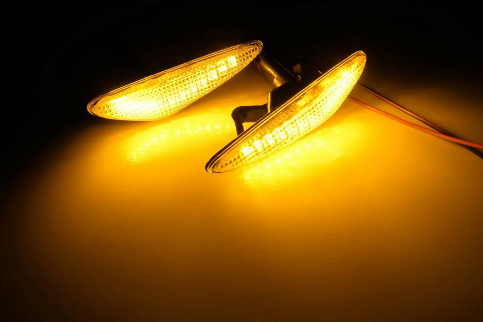 LED Side Indicator Repeater for Mazda MX5 Miata ND Clear Lens Amber LED Signal