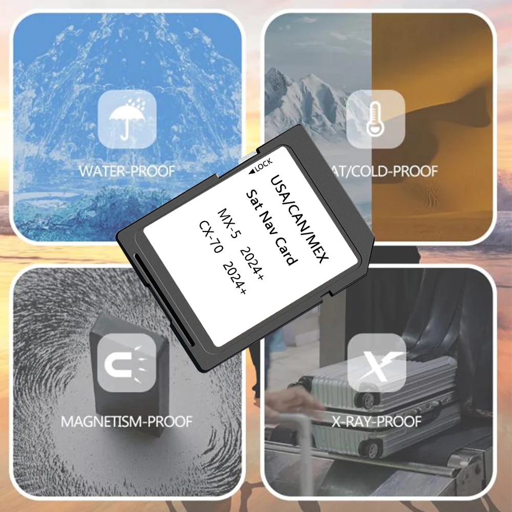 NAVINESA 2024 US CA MX Maps SDCard Mazda CX70 MX5 &ndash; Updated