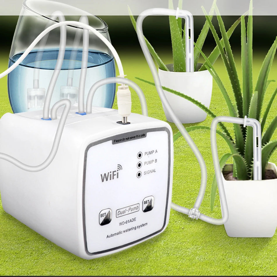 Smart WIFI Automatic Drip Irrigation System with Dual Pumps