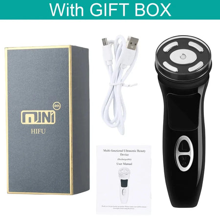 Wireless Rechargeable MINI HIFU4.0 Machine &ndash; Cordless Lift Black With BOX