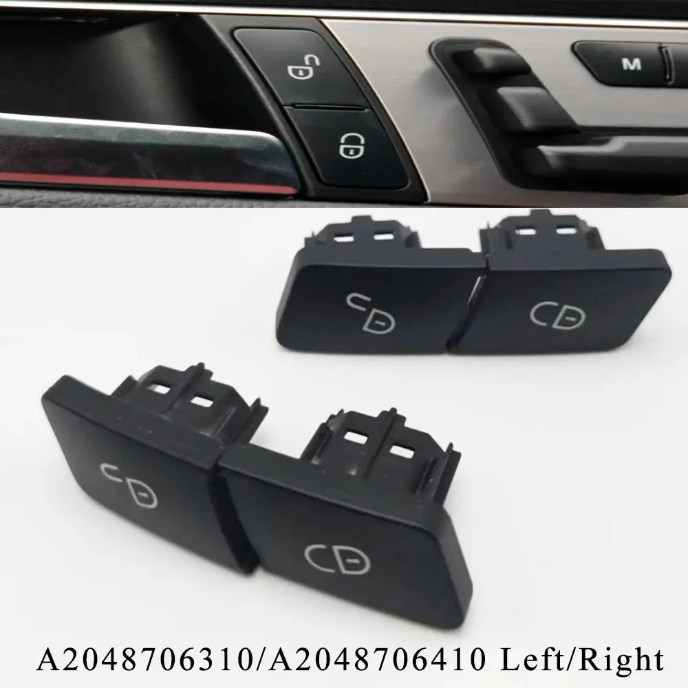 Door Lock Switch Set for Mercedes Benz W204 W212 C207 W177 by InterCyprus Trading Ltd