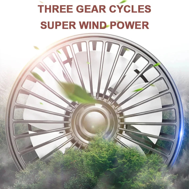 3-Speed Car Seat Cooling Fan USB Charge Dual Head &ndash; Cool Air