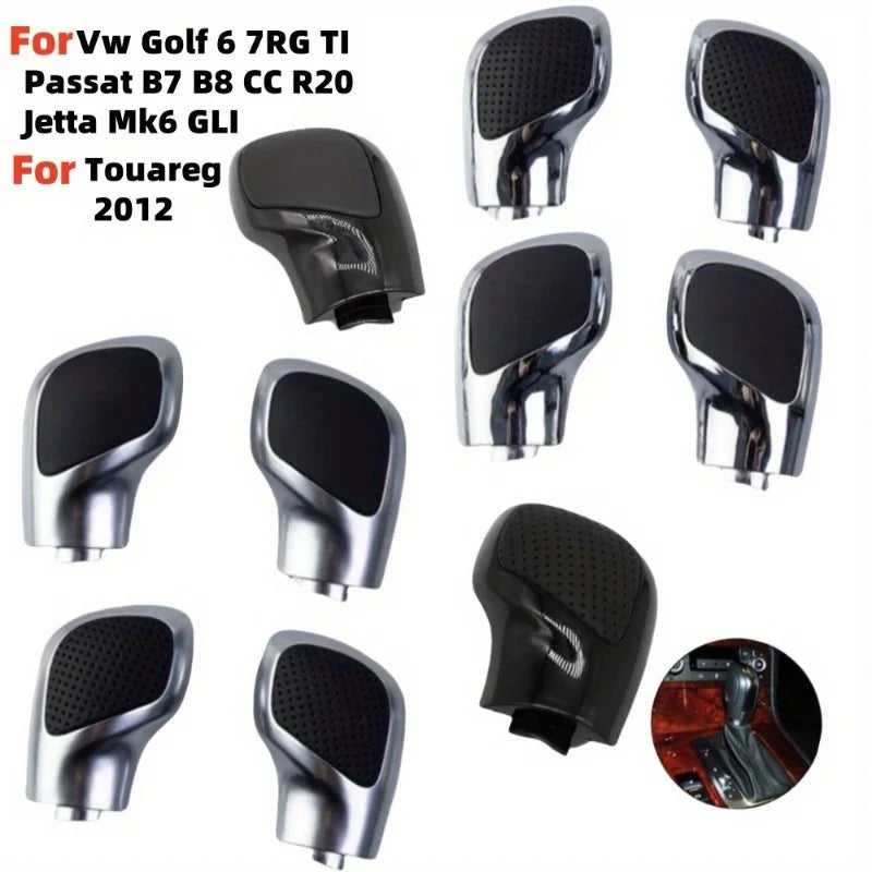 Vaihdekepin sivukuorella Volkswagen Golf 6 7 R GTI mustasta muovista sisätilojen päivitys