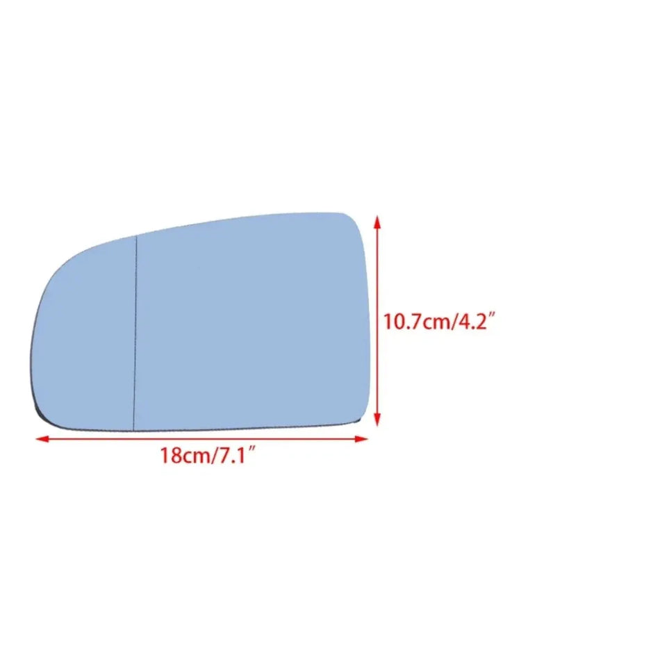 Heated Side View Mirror Glass For Audi A3 S3 A4 S4 A6 C6 by InterCyprus Trading Ltd