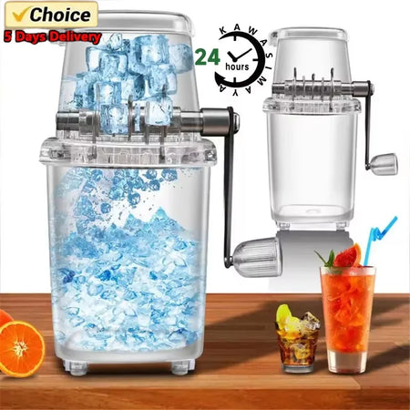 Portable Hand Shaved Ice Crusher | Easy Operation &amp; Durable Design