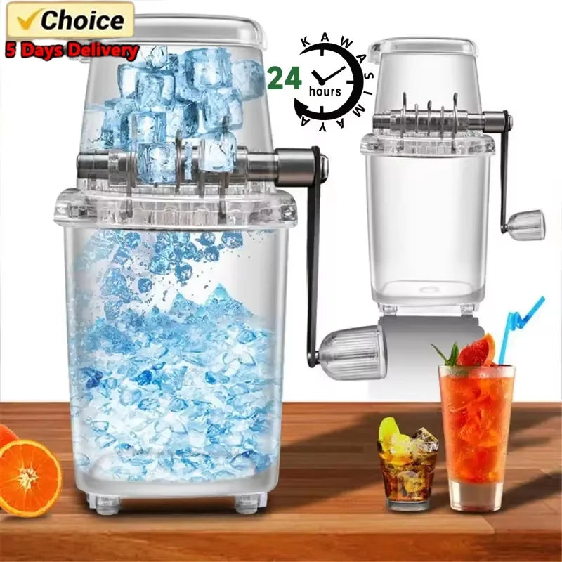 Portable Hand Shaved Ice Crusher | Easy Operation &amp; Durable Design