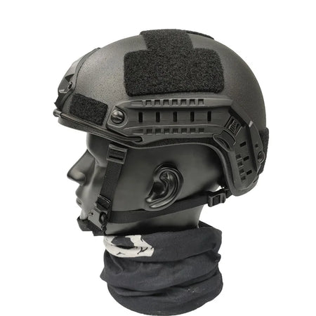 UHMWPE FAST High Cut Ballistic Helmet &ndash; NIJ IIIA Protection Black color