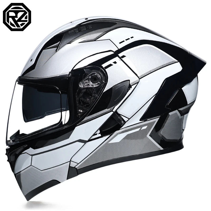 Flip Up Full Face Double Lens Helmet &ndash; DOT Approved