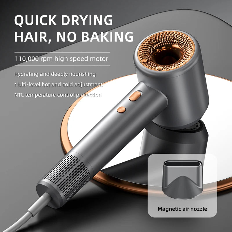 HOMEFISH 86 High Speed Hair Dryer - Negative Ion Anti Frizz