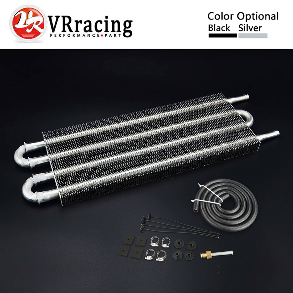 Universaalne 4-realine alumiiniumist käigukasti õlikülmiku komplekt, kaug-radiaatori muundur