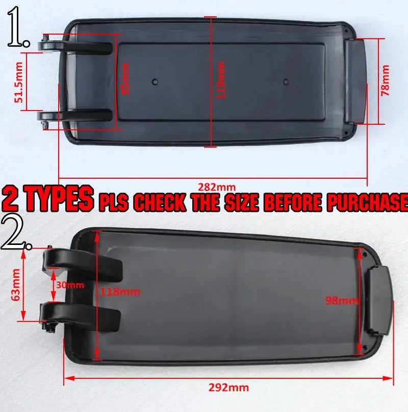 Center Console Armrest Storage Box Lid Cover Fit For Audi A4 S4 B6 B7 A6 C6 2000 -2002 2003 2004 2006 2007 2008 Car Pad Shell by InterCyprus Trading Ltd