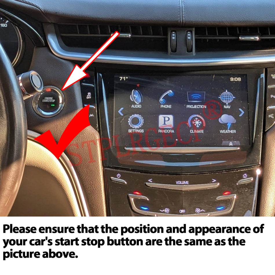 Interruptor de Cancelación de Arranque y Parada Automático para Cadillac XTS 2013-2018