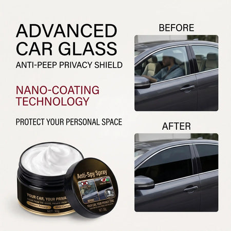 One-Way Privacy Vision Auto Glass Anti-Peep Cleaning Paste Professional Deep Clean Stain Dust All Glass Surfaces Compatible by InterCyprus Trading Ltd