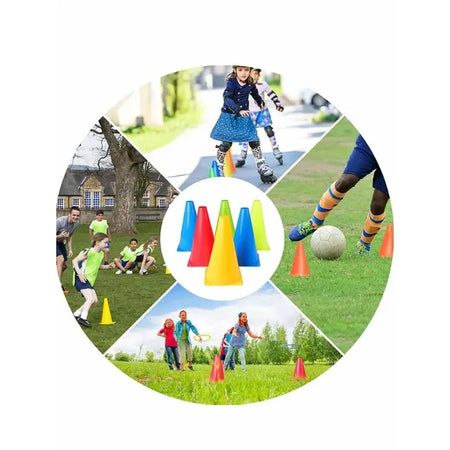 Kids Outdoor Ring Toss Carnival Game Set for Football Training