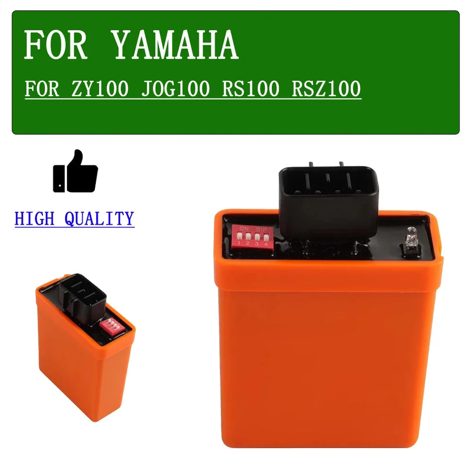Yamaha ZY100 JOG100 RS100 RSZ100 8 CDI Racing Ignition, 4000-12000 RPM, Made of Plastic and Metal