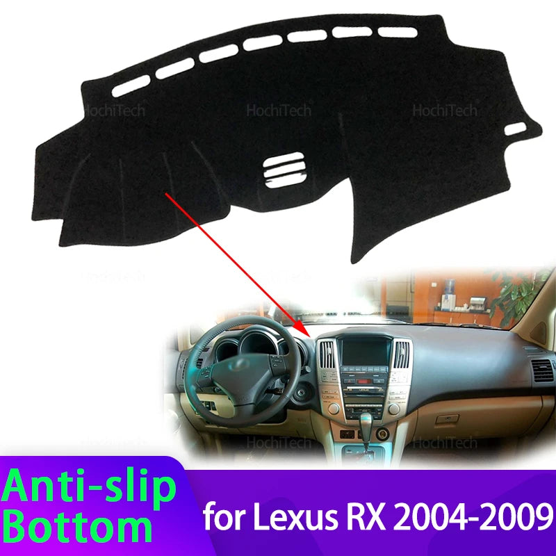 Schutz-Polyester-Armaturenbrettmatte für Lexus RX RX300 RX330 RX350 RX400h