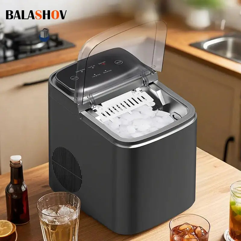 Small 220V Portable Ice Maker With Touch Screen Home Office