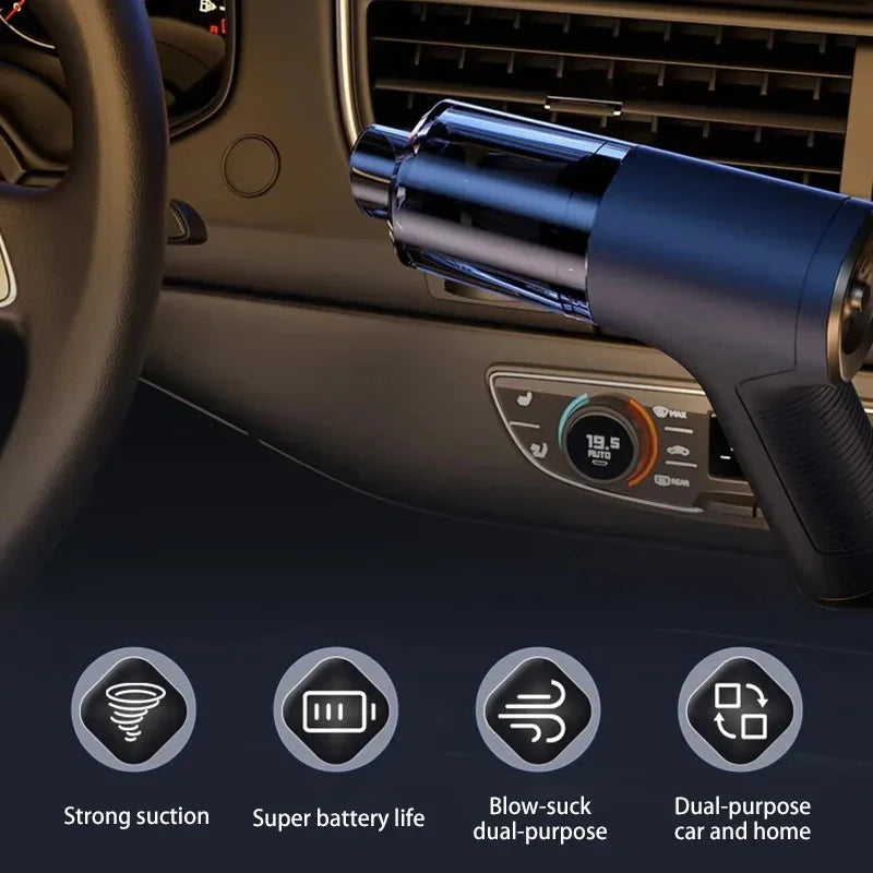 Xiaomi Youpin Car Vacuum Cleaner - Powerful Suction, Portable &amp; Wireless
