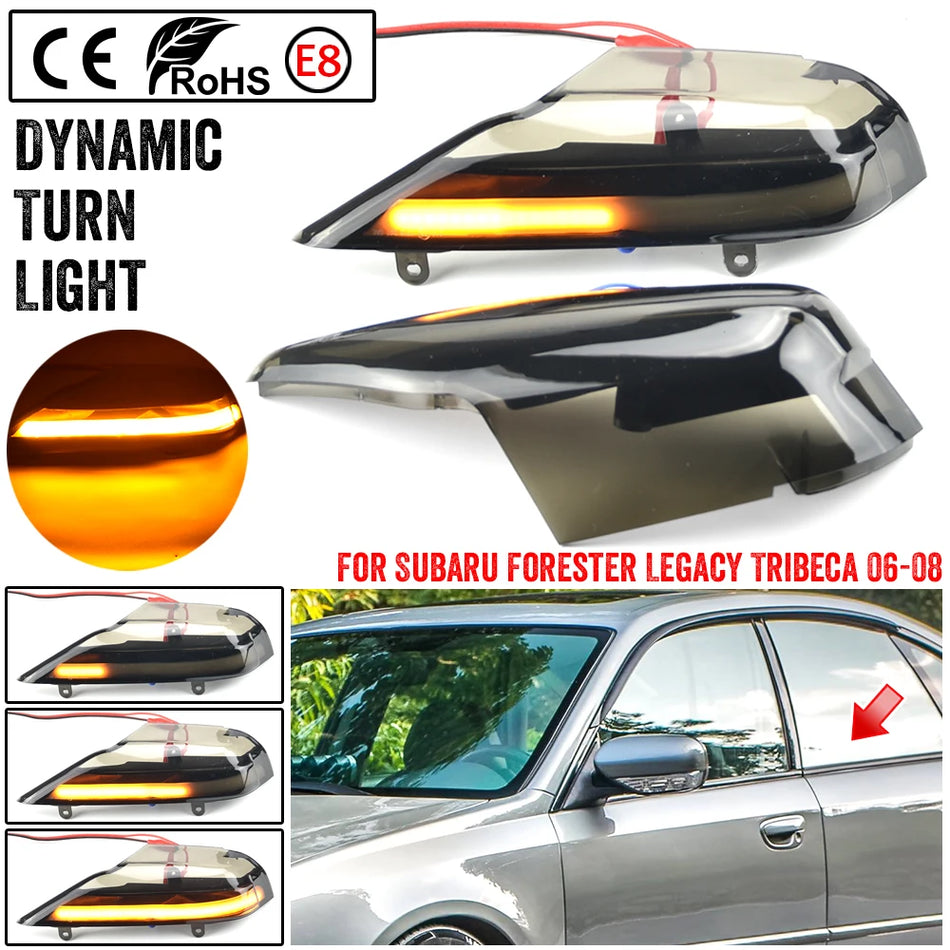 Luces de señal de giro LED dinámicas para Subaru Forester Legacy Outback