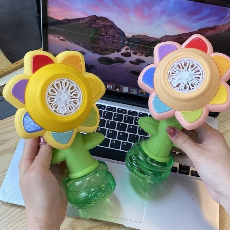 Sunflower Bubble Mac &ndash; Automatic Soap Blower with Sound and Light