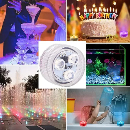 3LED Submersible Pool Lights With Remote &ndash; Color Changing