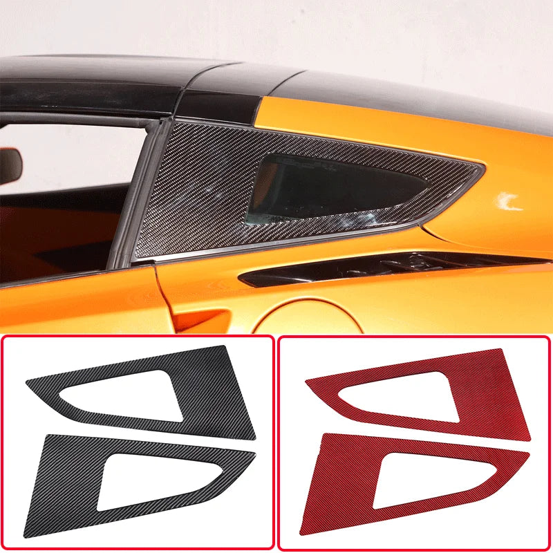 Corvette C7 Hiilikuitu Takakulman Lasikannen Tarra