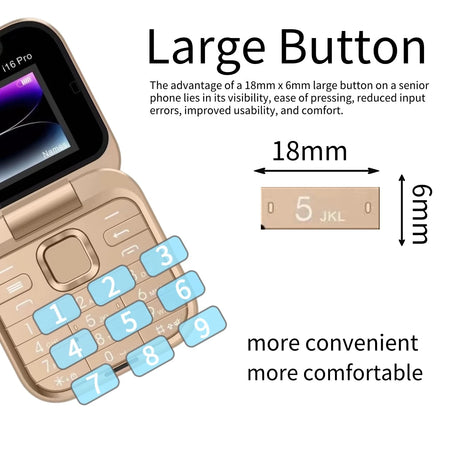 Supper Mini Flip Pocket Size Senior Phone &ndash; Magic Voice