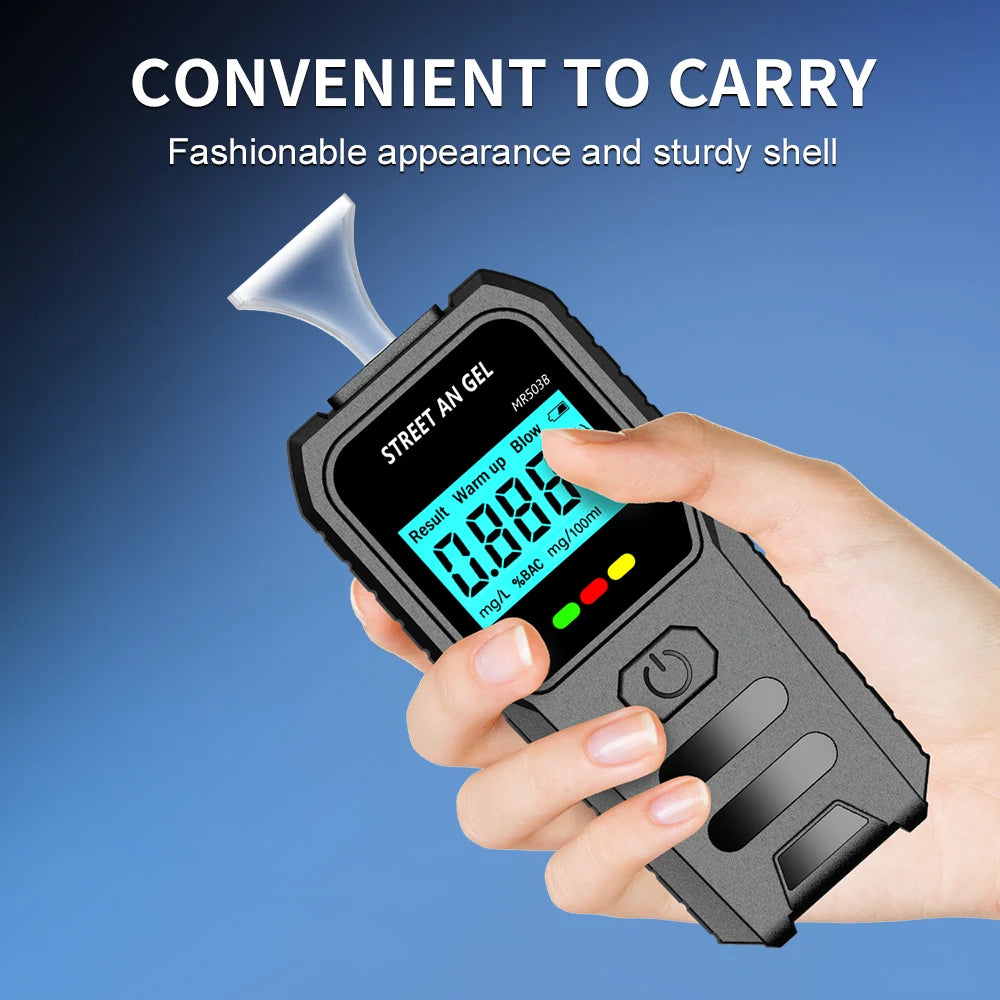 LCD Display Alcohol Tester &ndash; Voice Broadcast Enabled
