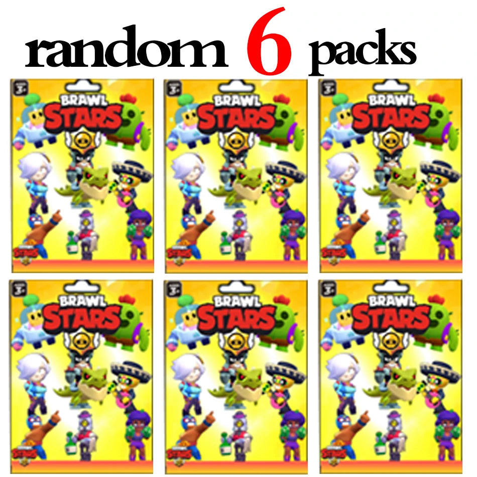 2-24pcs Anime Brawled Blind Box Figures &ndash; PVC Collectible random 6pcs