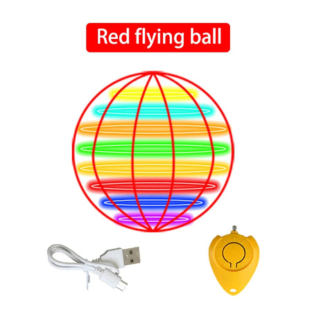 Flying Orb Ball &ndash; Cosmic Galaxy Design Red / OneSize