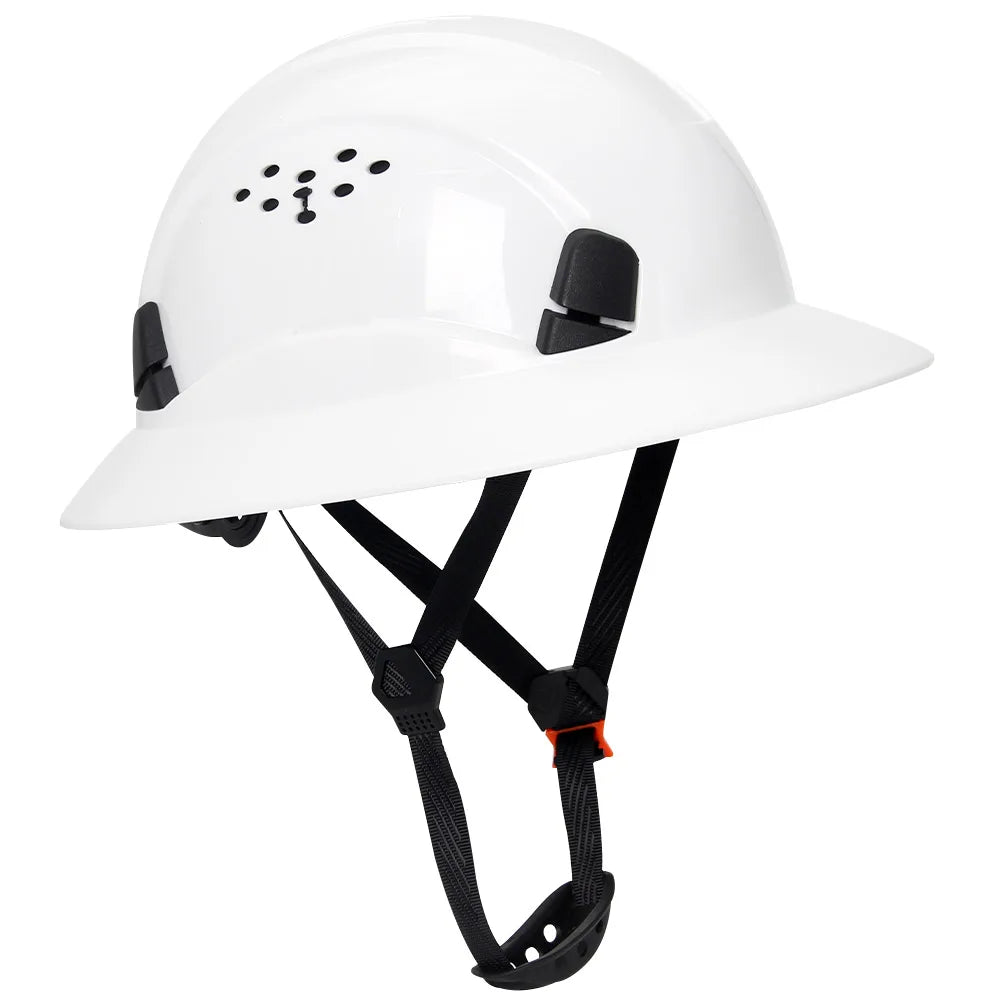 CE Full Brim Hard Hat - Sun Protection And Impact Safety