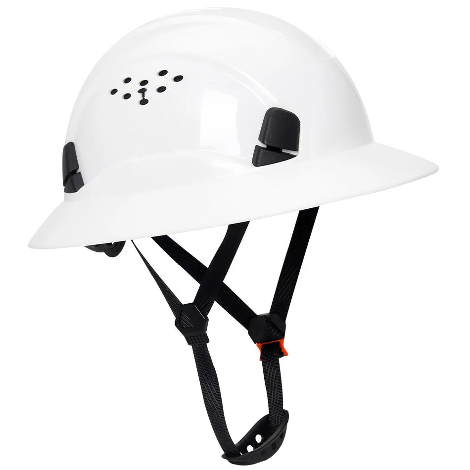 CE Full Brim Hard Hat - Sun Protection And Impact Safety