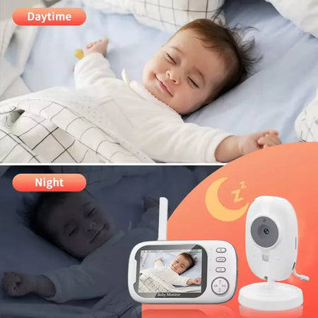 Cdycam 3.5&quot; Wireless Baby Monitor with Night Vision &amp; 2-Way Audio