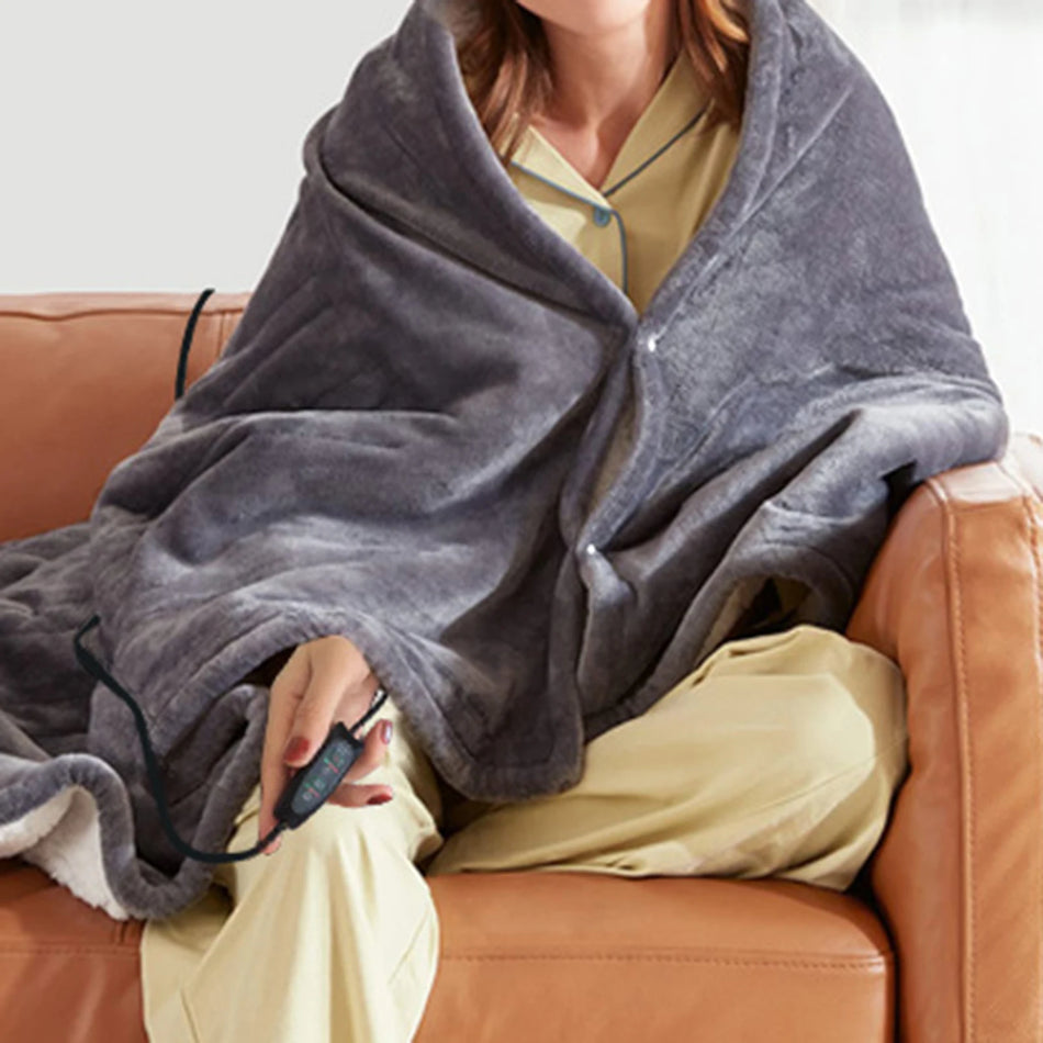Electric Throw Blanket &ndash; Machine Washable USB Heated
