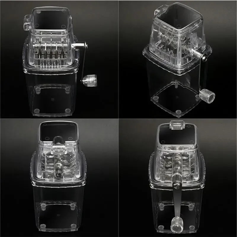 Portable Hand Shaved Ice Crusher | Easy Operation &amp; Durable Design