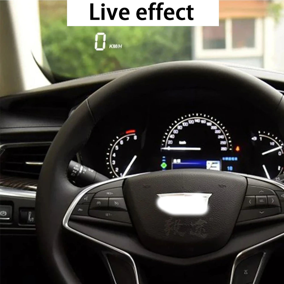 Car Head Up Display with Speedometer Projection for Cadillac XT5 XT6 2016~2023