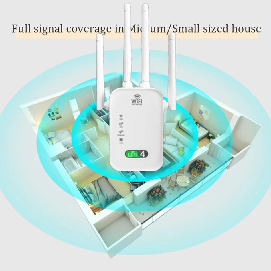 300M &ndash; Wireless Signal Booster for Home Coverage Enhancement