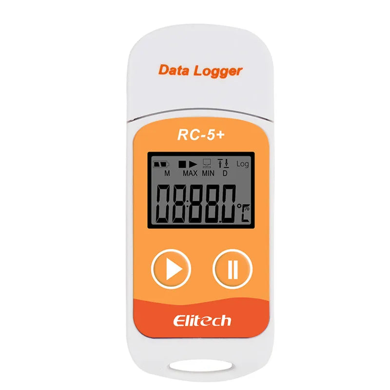 RC-5+ Temperature Data Logger &ndash; PDF Report USB Recorder USB Data Logger