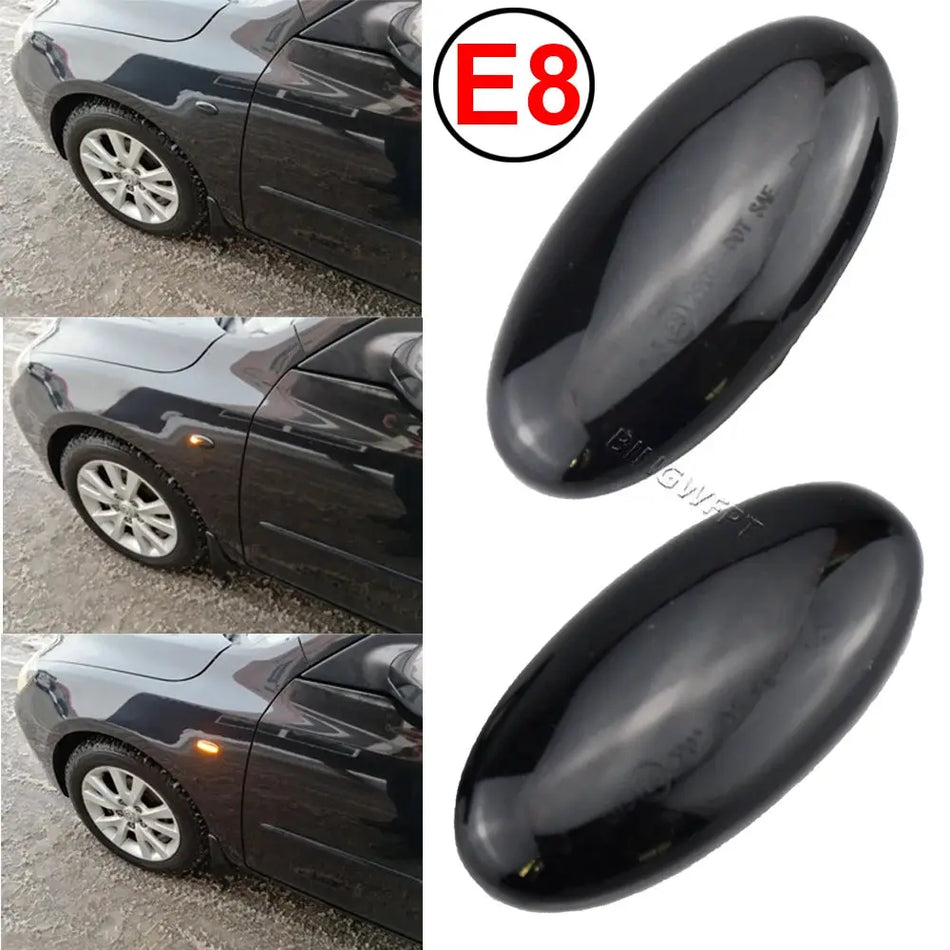 High Quality LED Dynamic Turn Signal Side Marker Light Sequential Blinker Light For Mazda 3 (BK) 2003 2004 2005 2006 2007-2009 by InterCyprus Trading Ltd