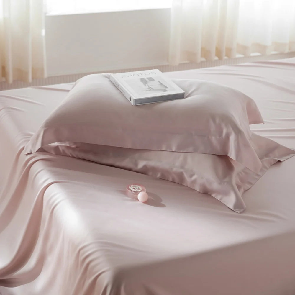 Sondeson Women Beauty Pink Silk Duvet Cover &ndash; Promotes Healthy Skin