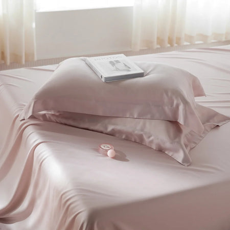 Sondeson Women Beauty Pink Silk Duvet Cover &ndash; Promotes Healthy Skin