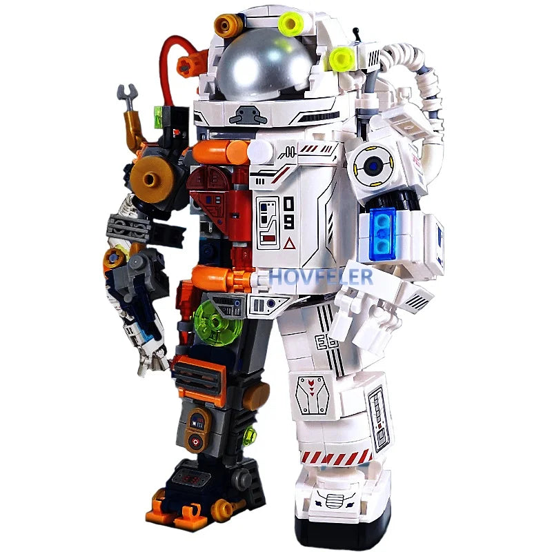 HOVFELER Space Astronaut Building Blocks Set - Shuttle, Satellite, Rocket &amp; Space Station
