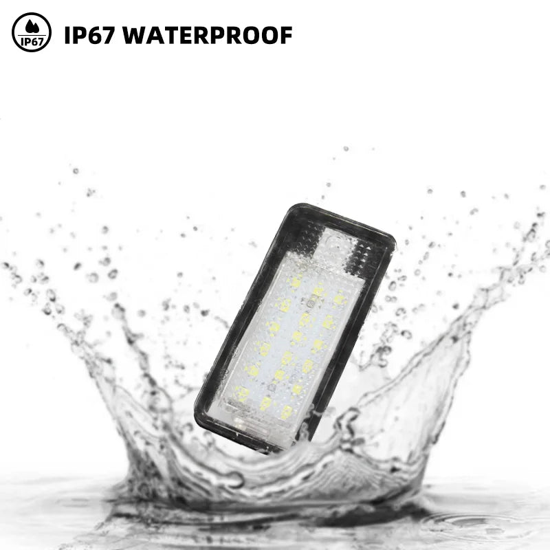 2 Pack Auto Canbus LED Światła Tablicy Rejestracyjnej 12V Do Audi A3