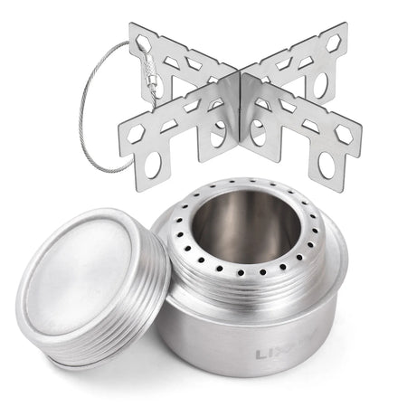 Portable Mini Aluminum Alloy Alcohol Stove &ndash; Space Saving