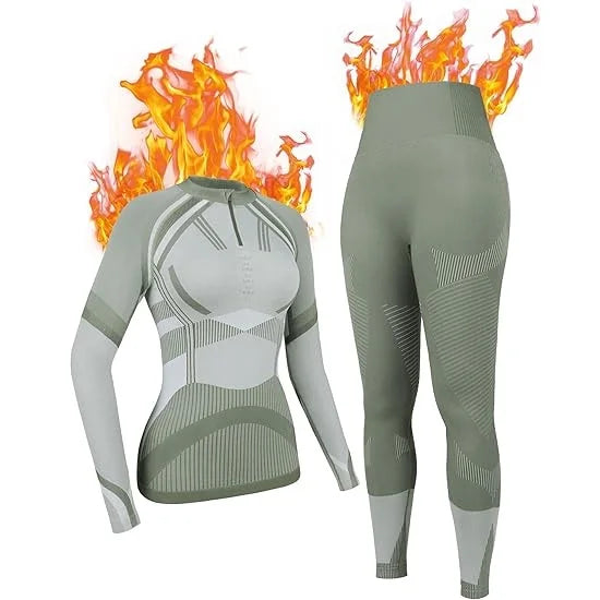 Anfilia Women Ski Thermal Underwear Sets &ndash; Moisture-Wicking DKA / S