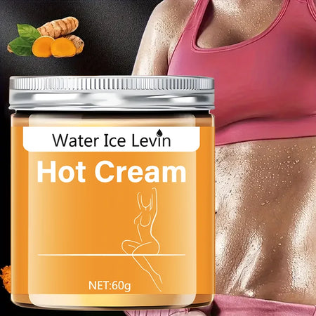 Water Ice Levin Massage Cream &ndash; Hot Compress for Tightening Abdominal Muscles