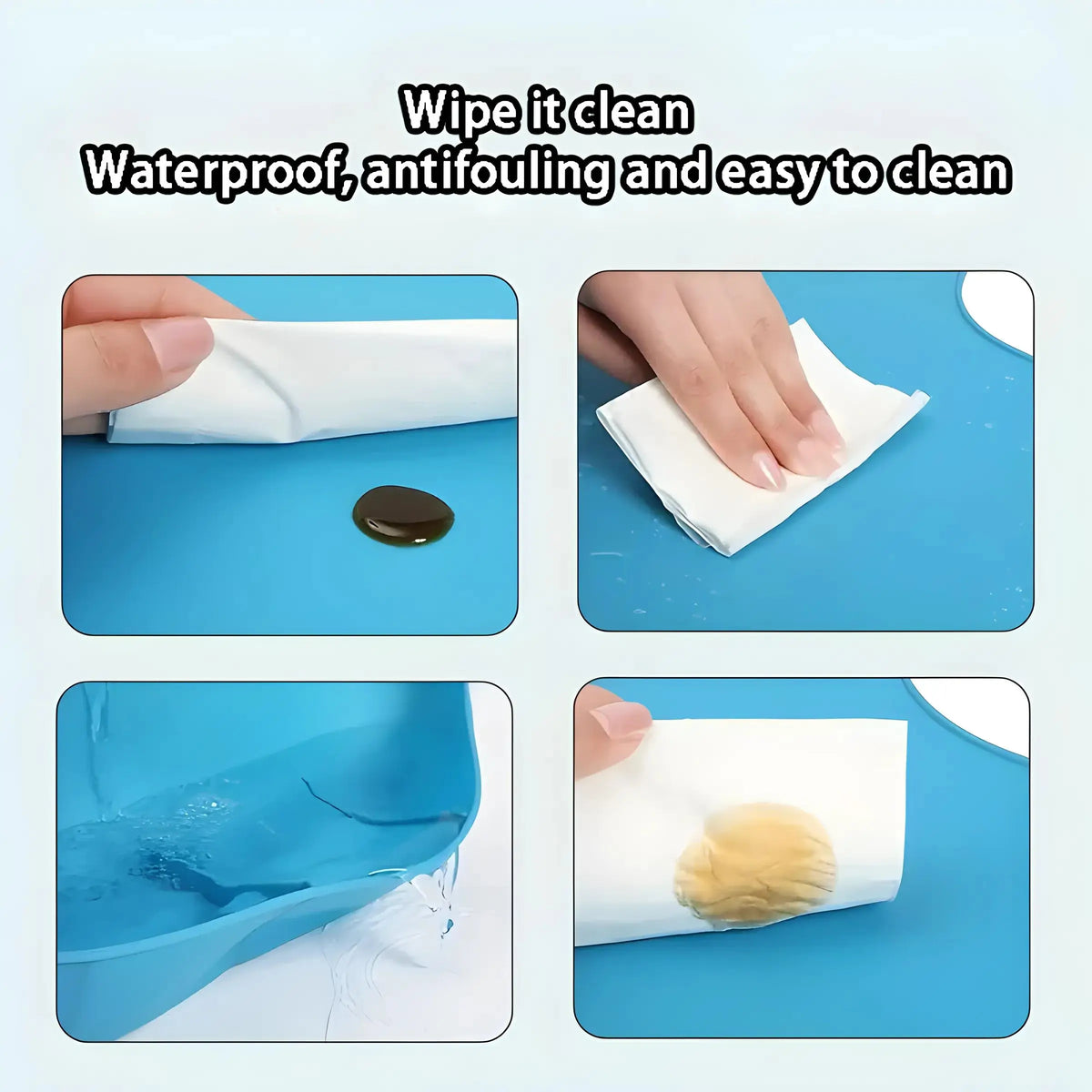 Silicone Baby Bib &ndash; Soft Material for Easy Cleaning
