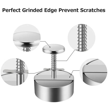 Hamburger Patty Maker Press &ndash; Eco-Friendly Stainless Steel Design