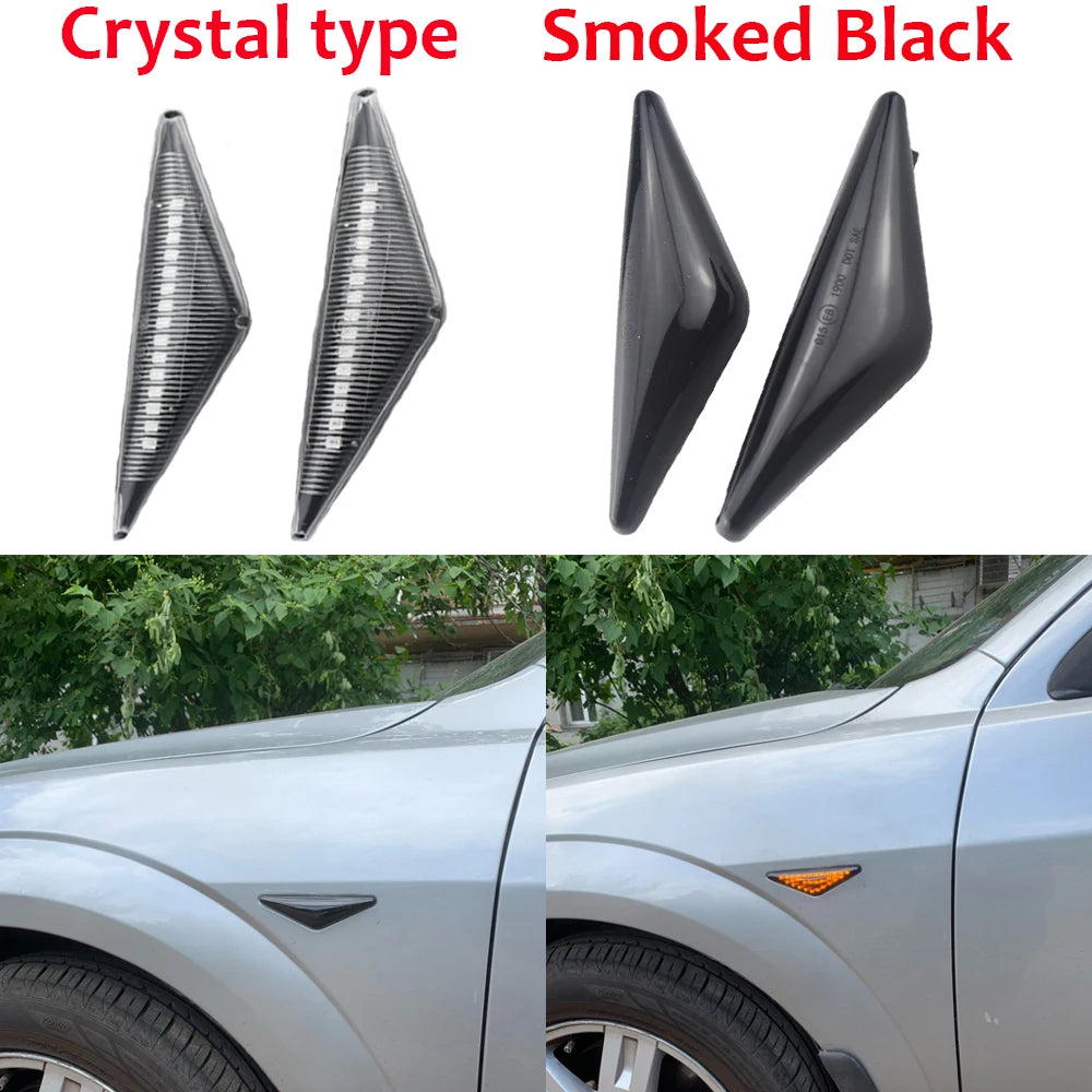 Dynamic Turn Signal LED Side Marker Mirror Light Flashing Indicator For Ford MONDEO 2000-2007 MK3 FOCUS MK1 1998-2004 by InterCyprus Trading Ltd